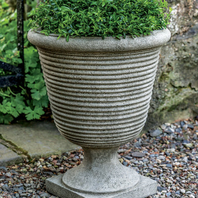 Campania International Urbino Planter, XLG, Aged Limestone