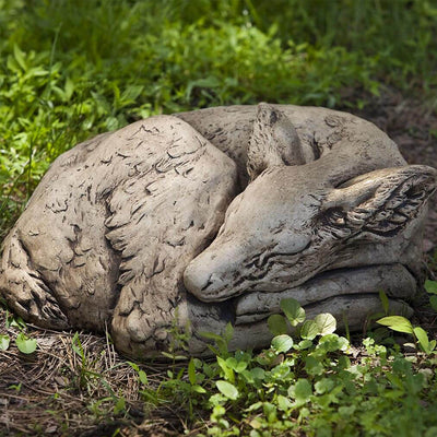 Resting Bird Cast Stone Garden Statue – Soothing Company