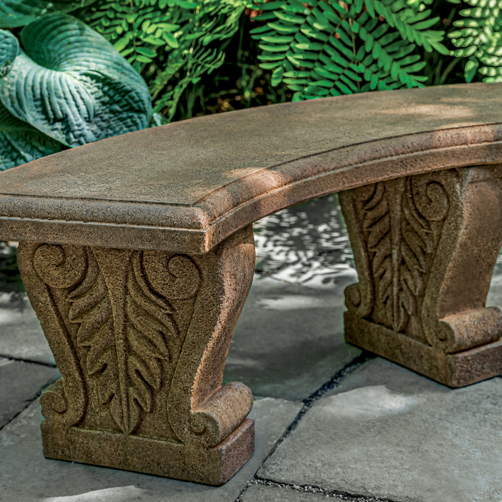  Soledad Cast Stone Bench 