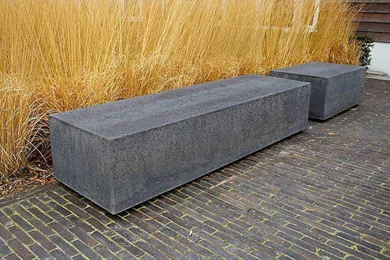 concrete benches