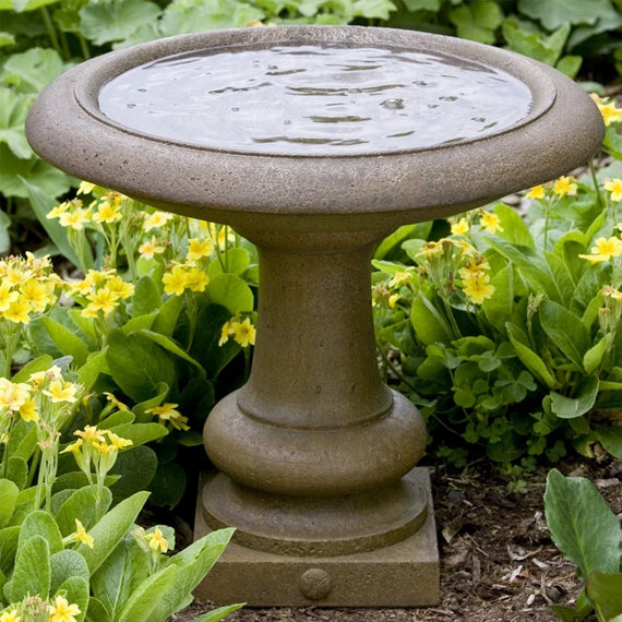 WILLIAMSBURG SUMMER HOUSE BIRDBATH, Small birdbath