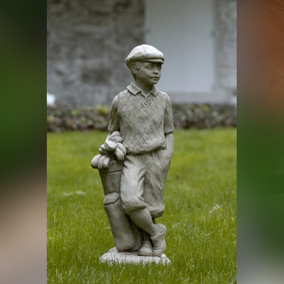 Golfer Statue, Yard Decor, Concrete Statuary