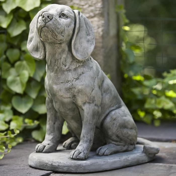 Rabbit Statue, Garden Decor, Concrete Statuary