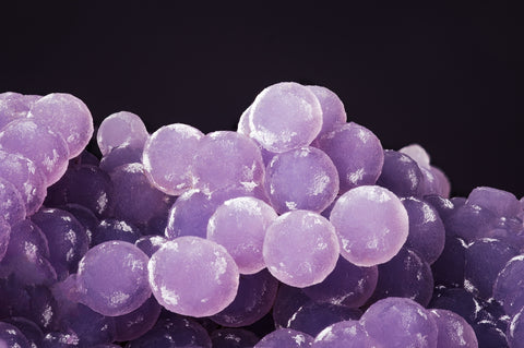 Close-up photo of grape agate