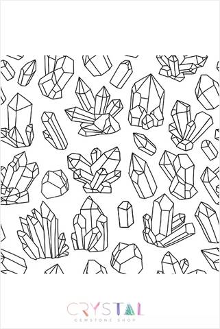 gemstones coloring pages