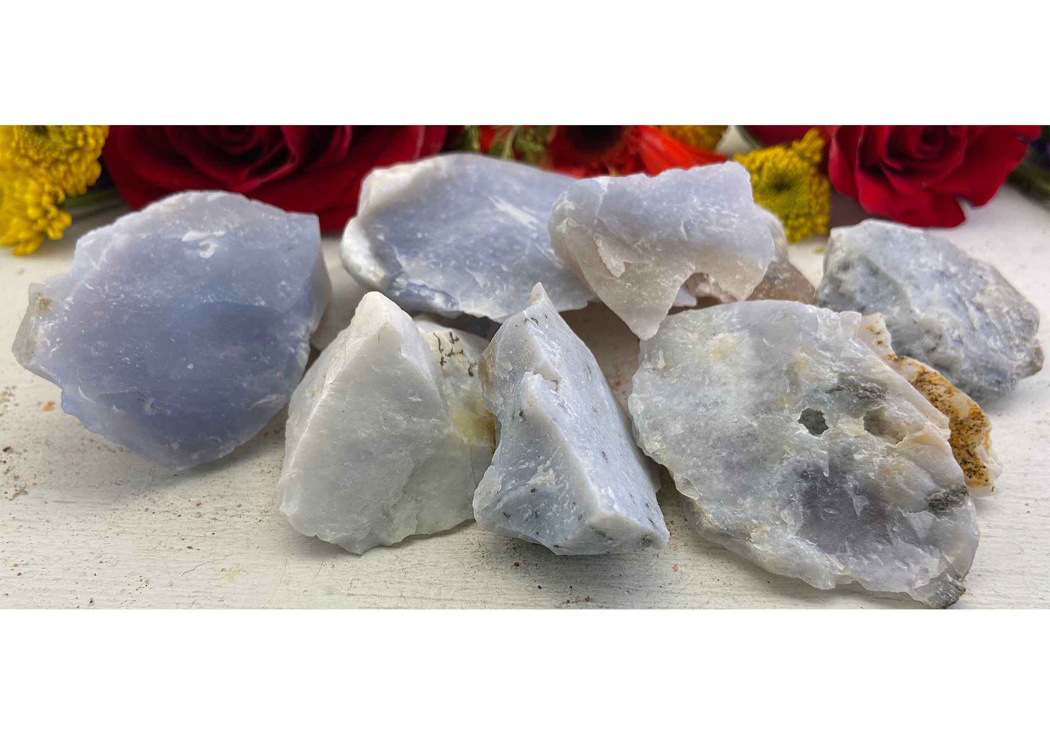 Chalcedony Raw Rough Natural Gemstone - Crystal Gemstone Shop