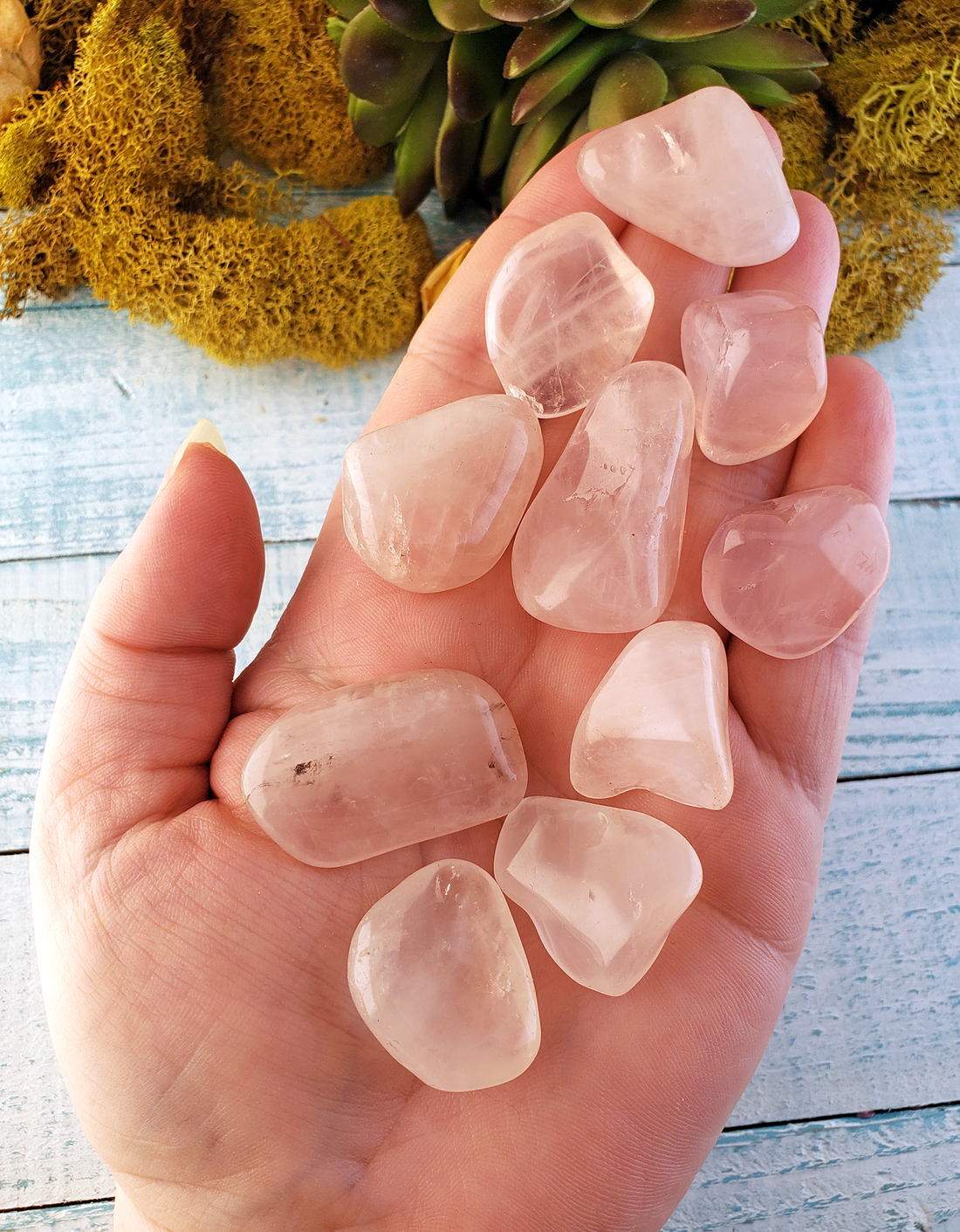 Pink Girasol Quartz Tumbled Gemstone - Single Stone or Bulk Wholesale –  Crystal Gemstone Shop