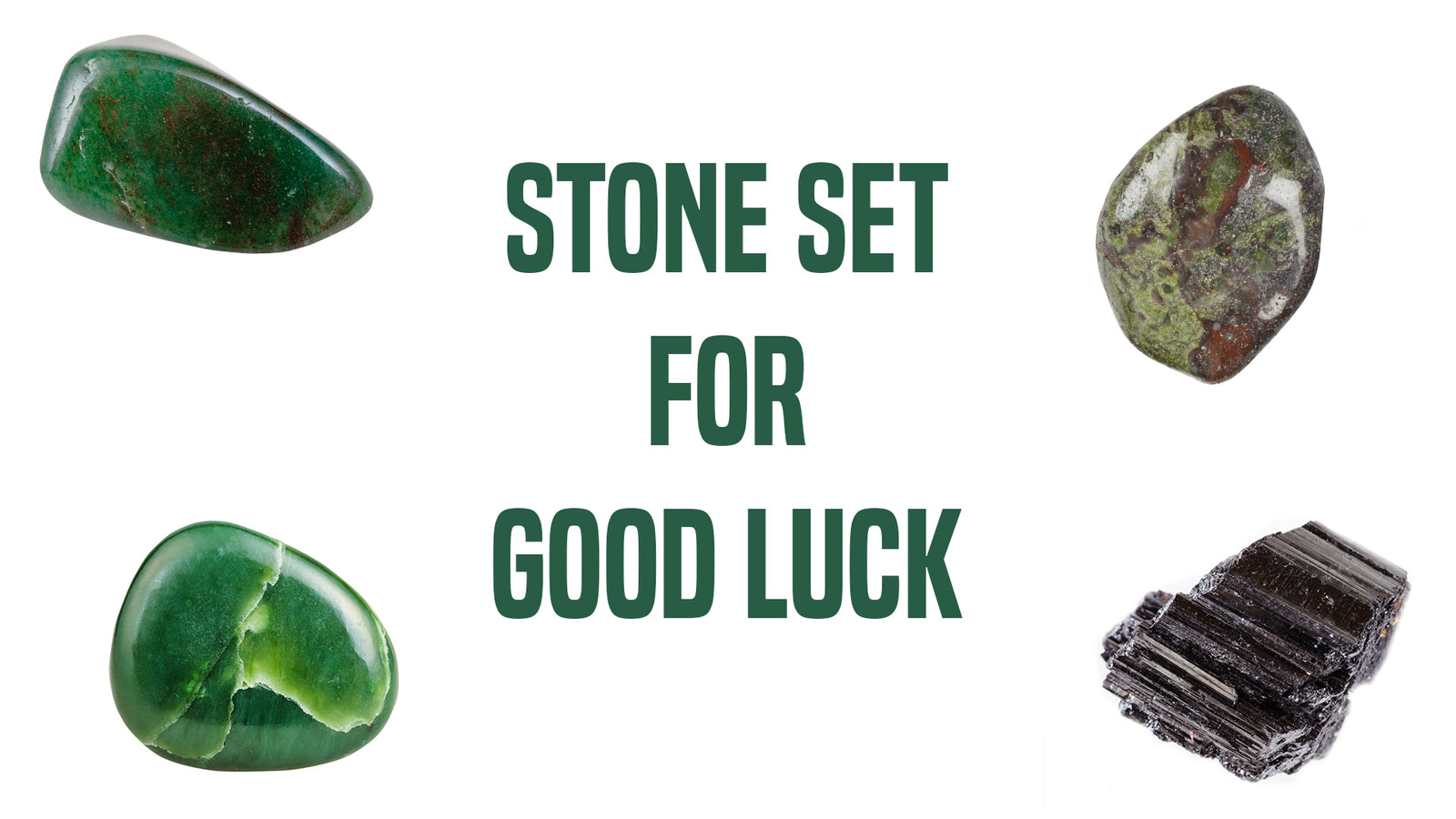 Good Luck Gemstone Pocket Stone Set Crystal Gemstone Shop