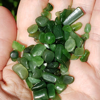 Nephrite Jade Gemstone Chips - 1 Ounce Bag