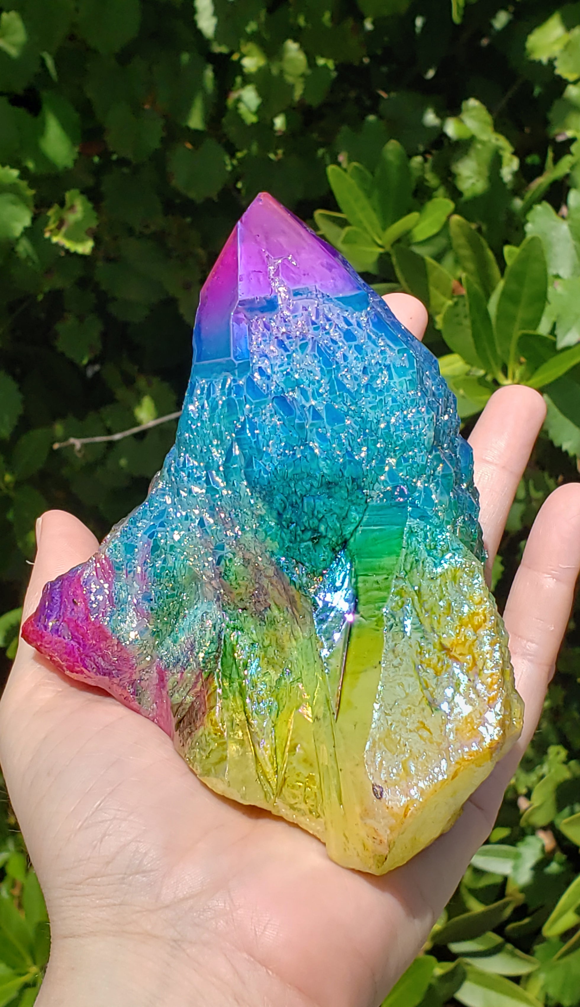 Aura Quartz Clusters