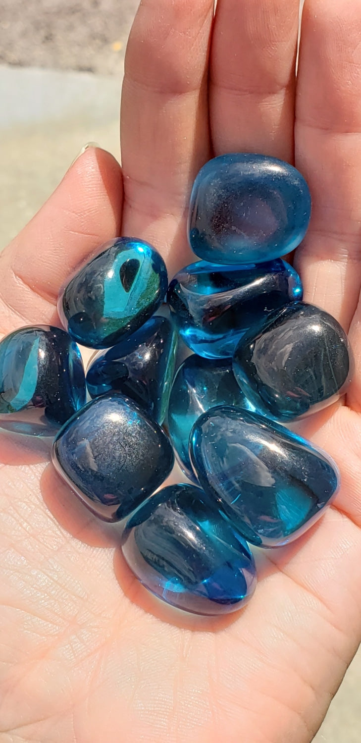 blue obsidian stone