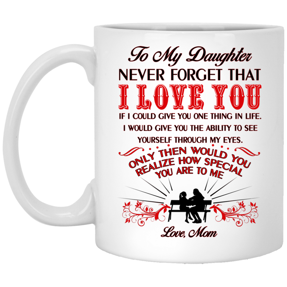 to my daughter mug from mom