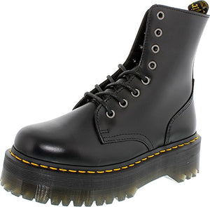 dr martens jadon black polished smooth