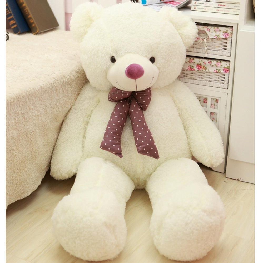 white christmas teddy bear