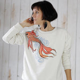 Koca Balık' Sweatshirt - Cream