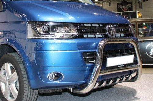 VW T5 Bj. 09-15 Edelstahl Frontbügel mit Unterfahrschutz