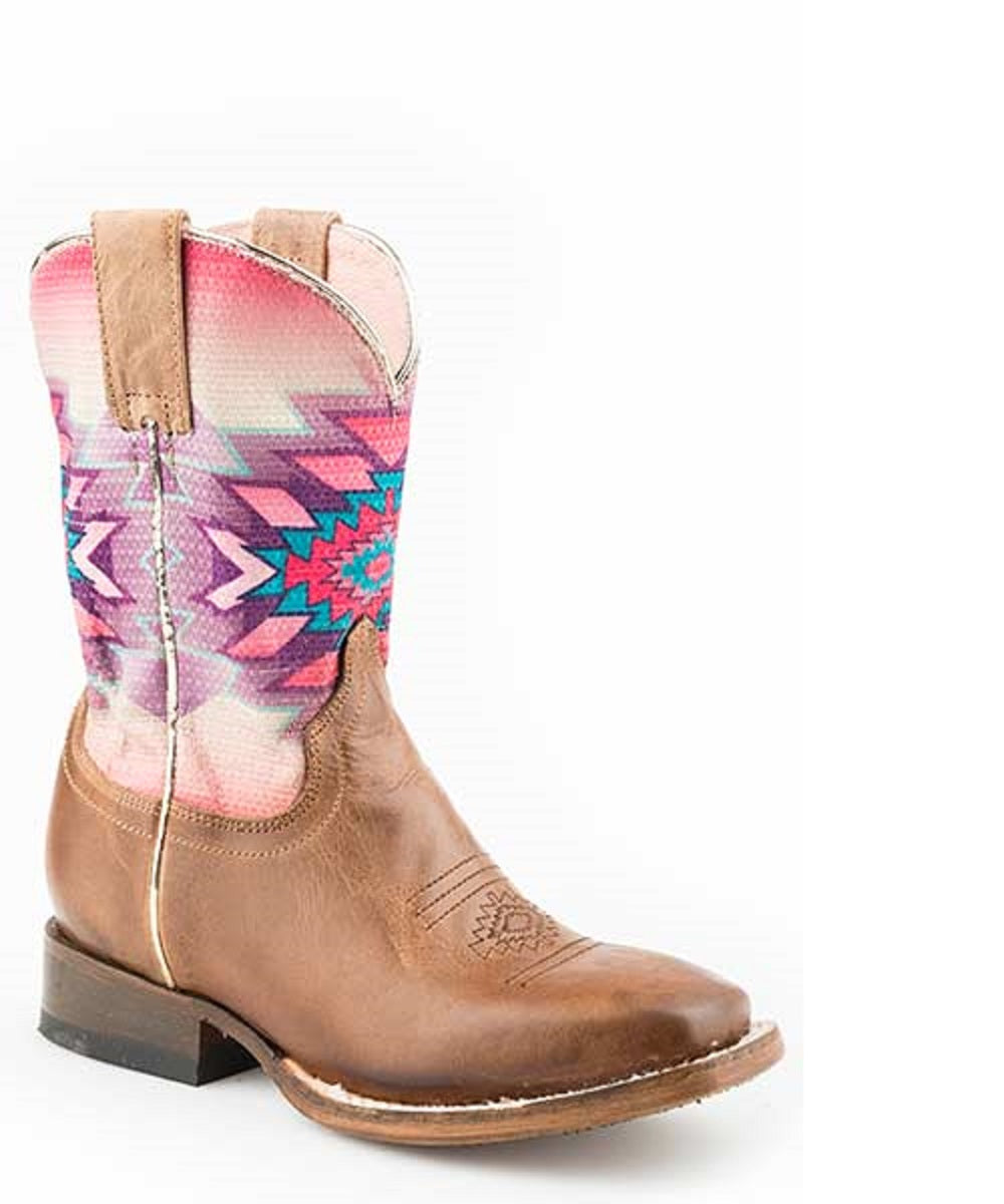 Roper Kids' Aztec Print Boot- Style #09 