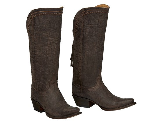 cowhide leather boots