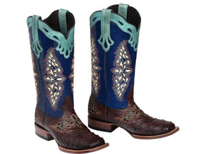 lucchese full quill ostrich boots