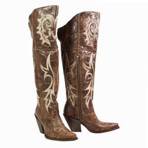 womens knee high western boots