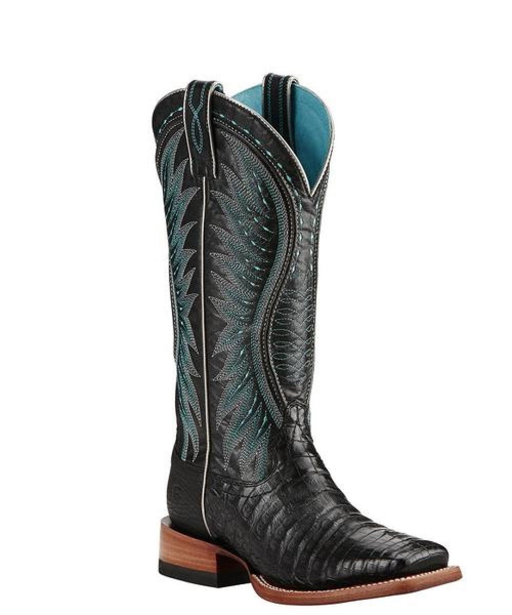 ariat black vaquera cowgirl boots
