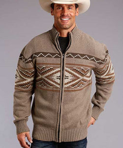 mens western sweater