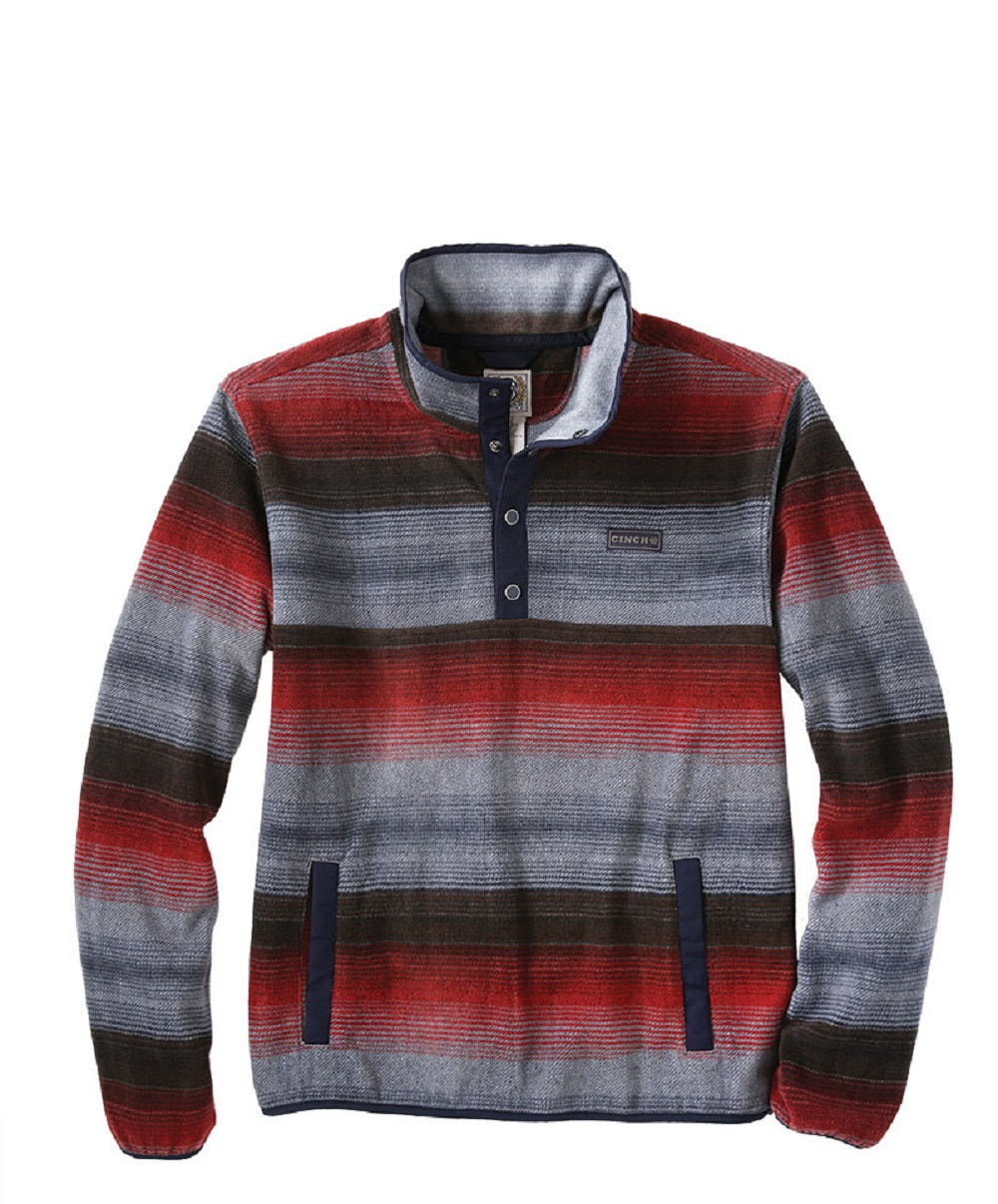 cinch fleece pullover