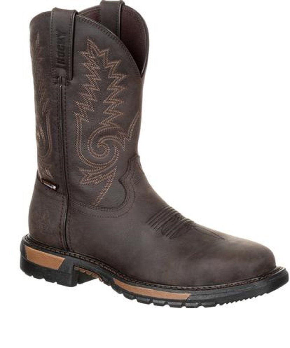 cowboy style work boots