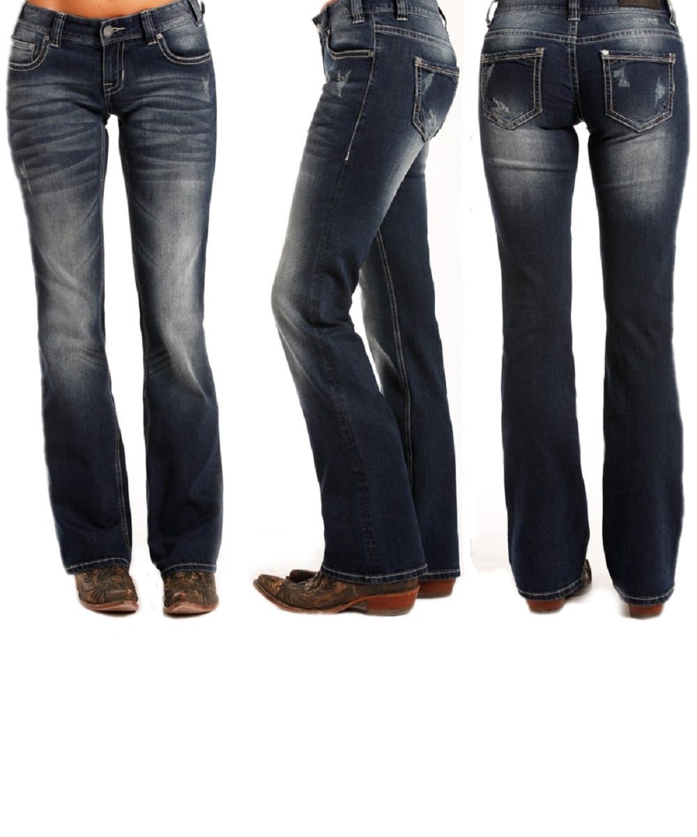 women's boot cut low rise jeans