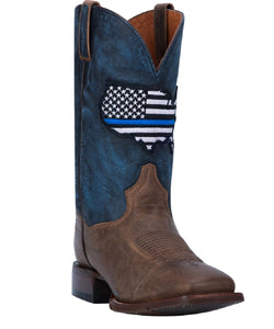 thin blue line western boots