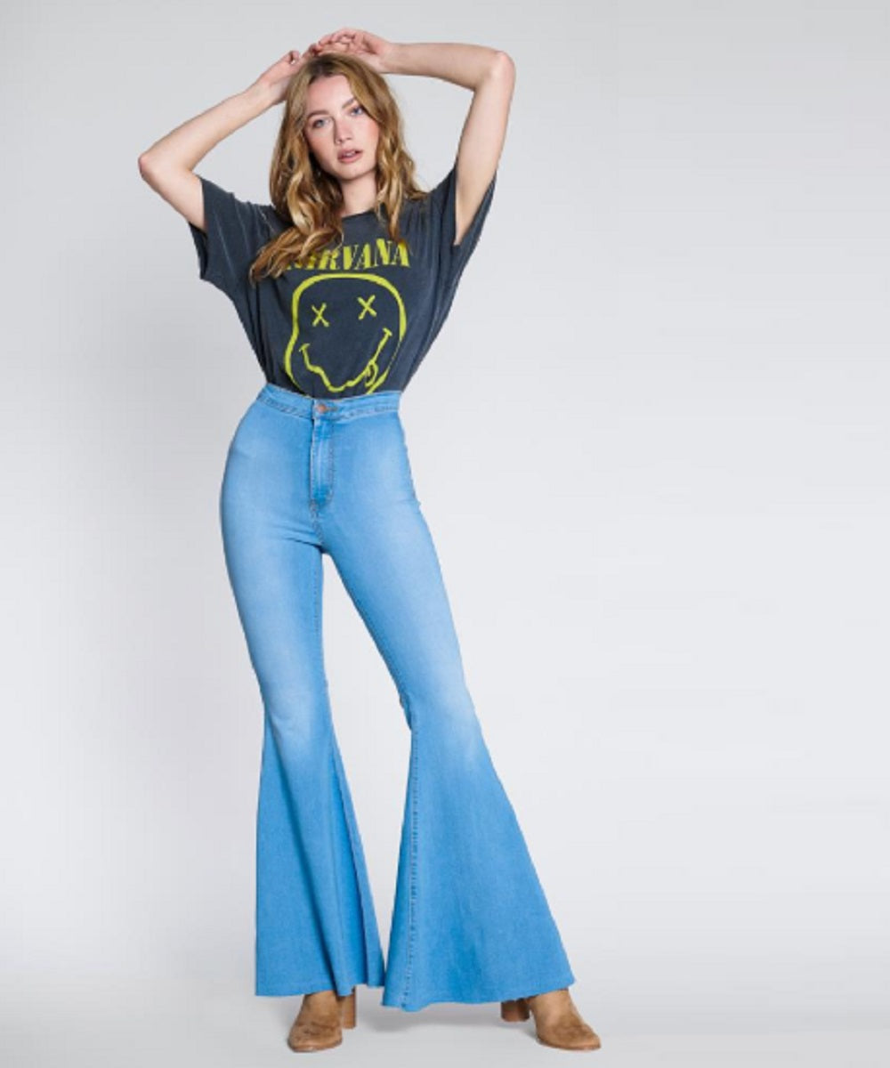 vibrant miu flare jeans