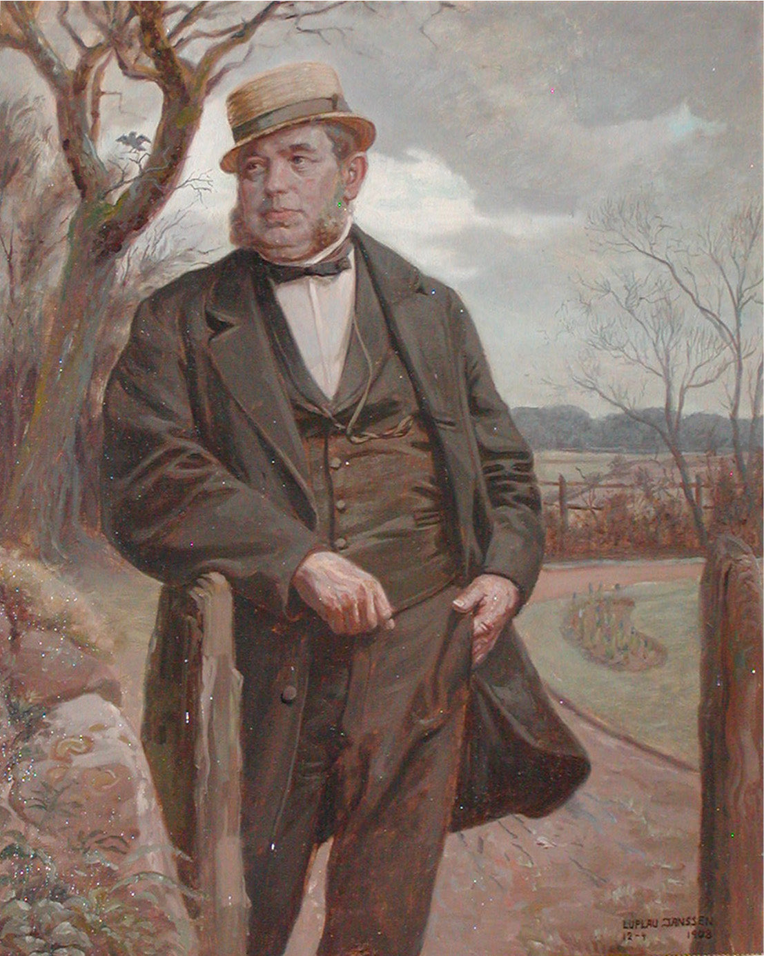 Luplau Janssen, Portrait of Peter Faber (1903)