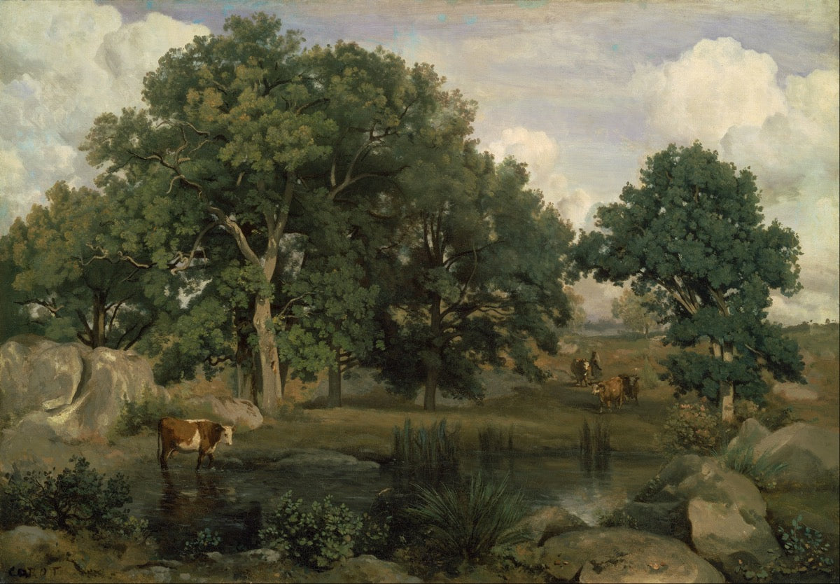 Corot, scene in the Forest of Fontainebleau