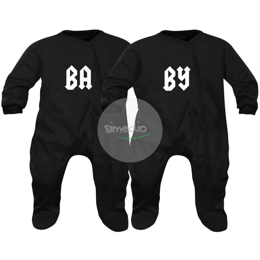 2 X Pyjama Bebe Jumeaux Baby Vetements Jumeaux Simedio