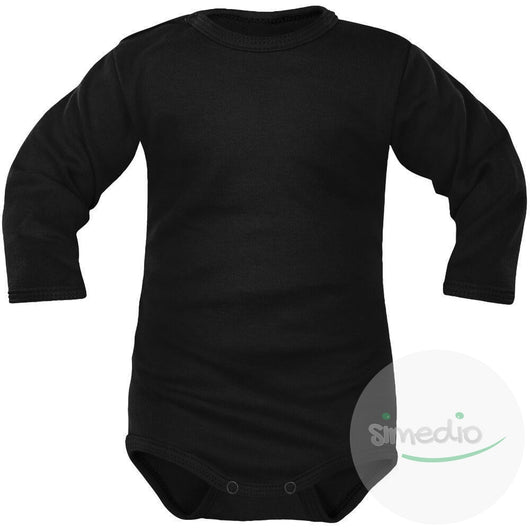 Body Bebe Noir Manches Courtes Et Longues Lot De 2 Vetement Noir Simedio