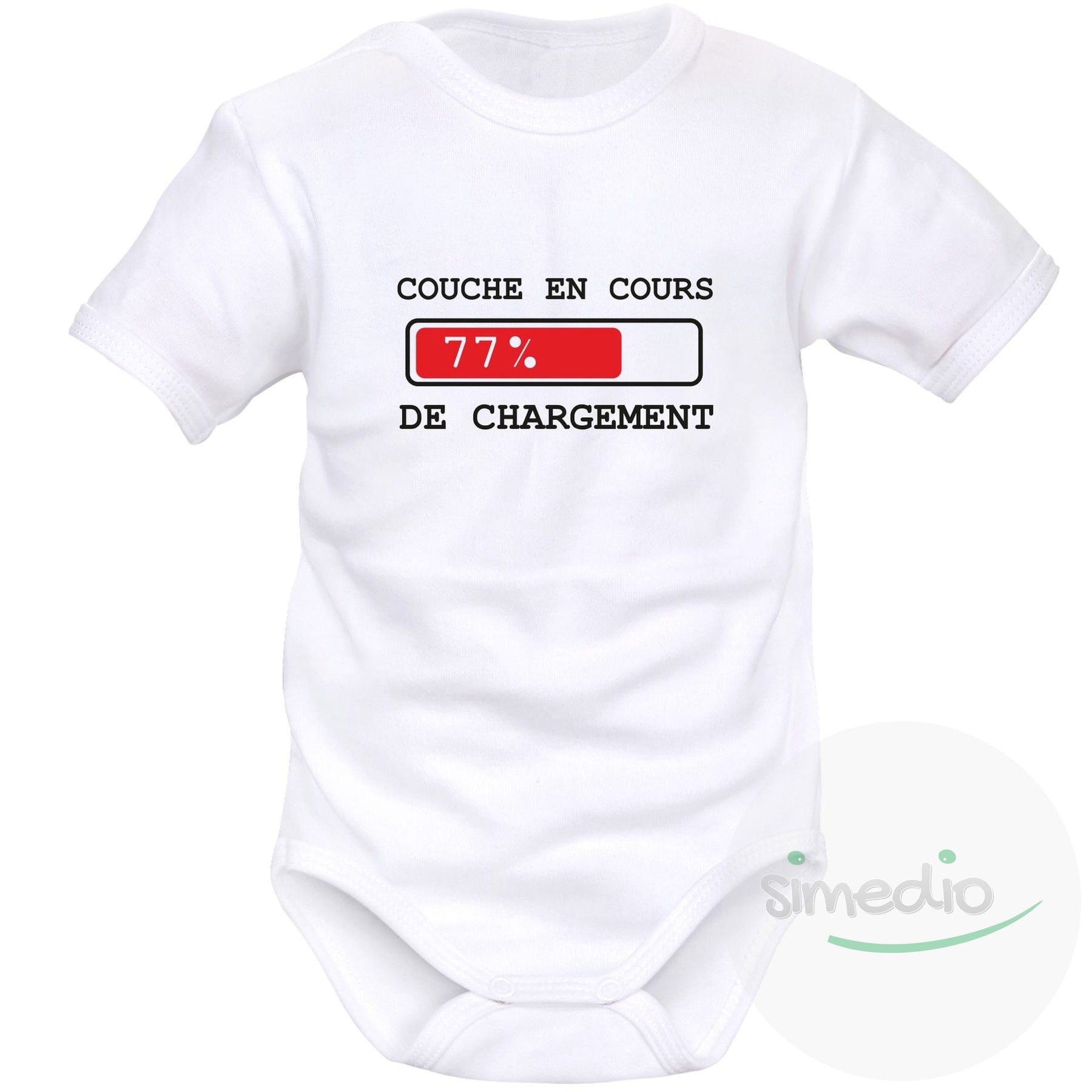 Body Bebe Rigolo Couche En Cours De Chargement Vetement Bebe Simedio