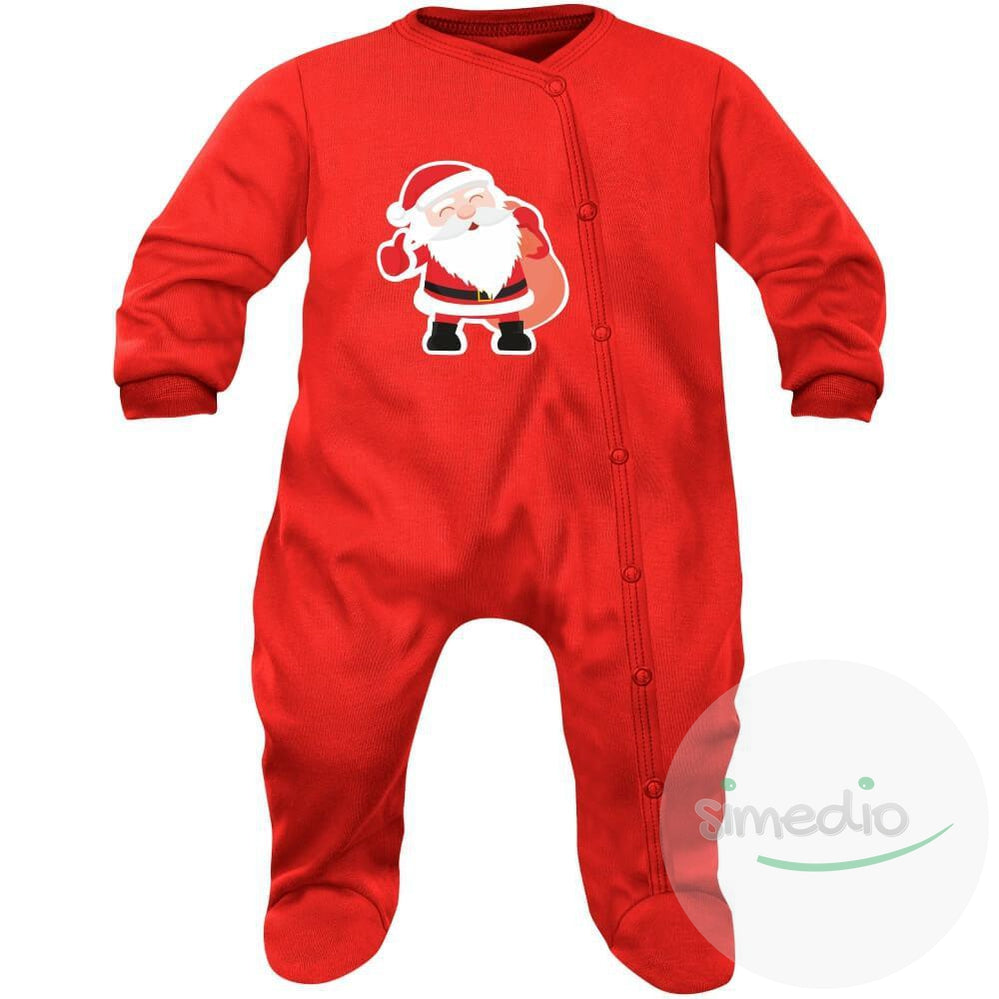 Pyjama Bebe Original Pere Noel Cadeaux Noel Simedio