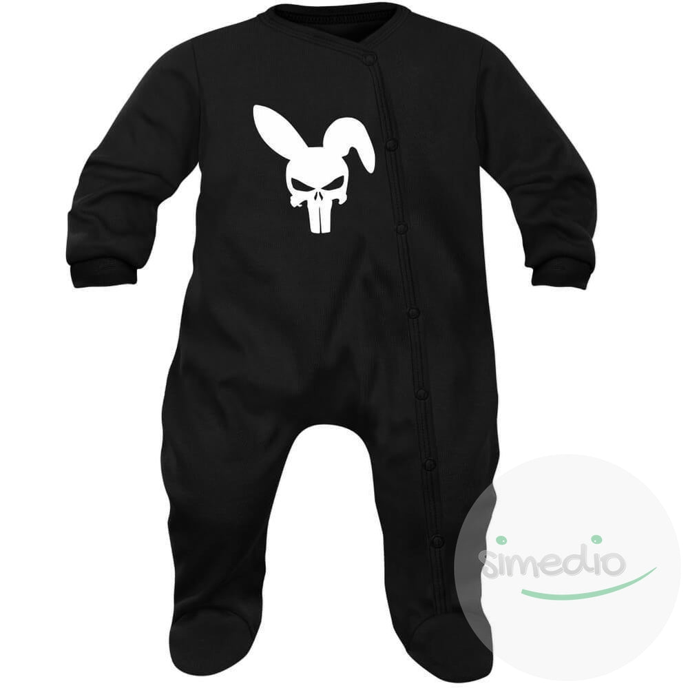 Pyjama Bebe Rock Crane Lapin Vetement Bebe Tete De Mort Simedio