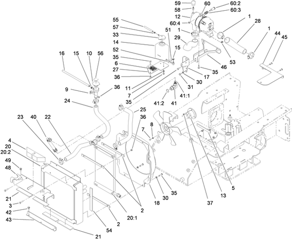 toro dingo 525 wide track radiator