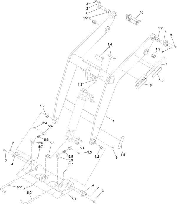 attachment plate for toro dingo