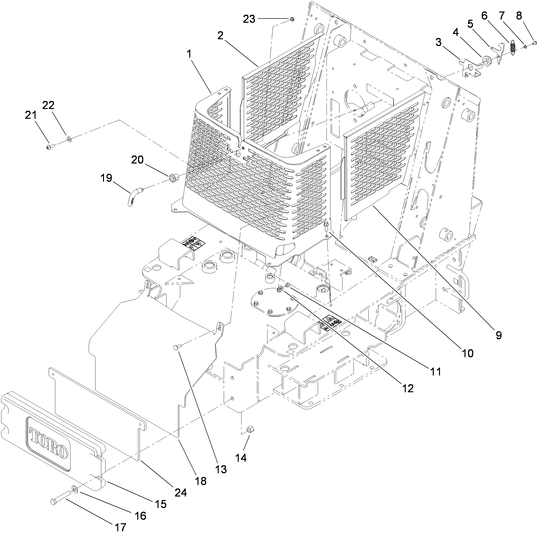 toro dingo 427 counter weight