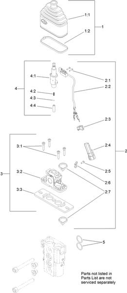 toro dingo tx 1000 drive valve part number 125-3704 repair parts