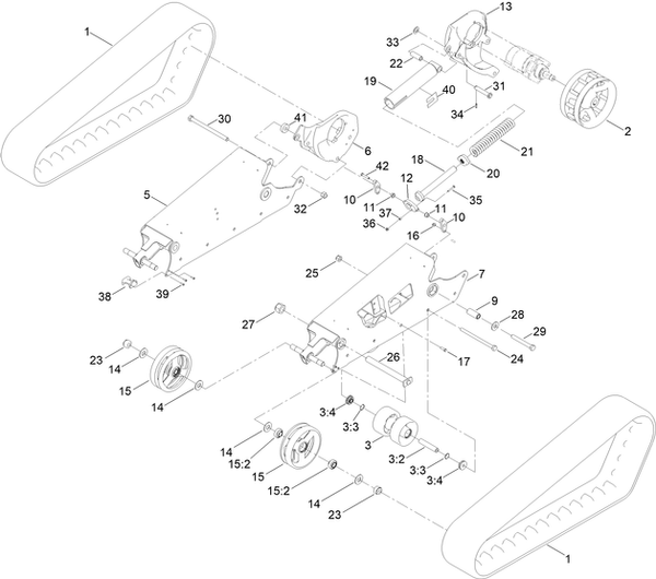 drive wheels toro dingo 1000 wide track