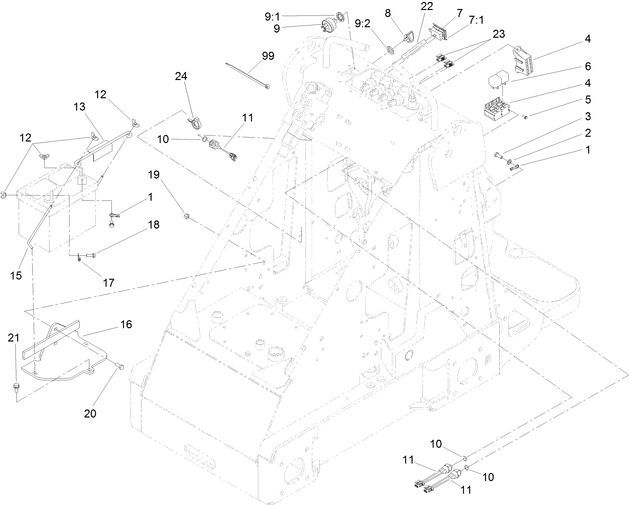electrical diagram for toro dingo 323