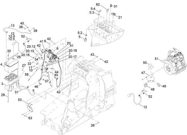 electrical diagram toro 1000