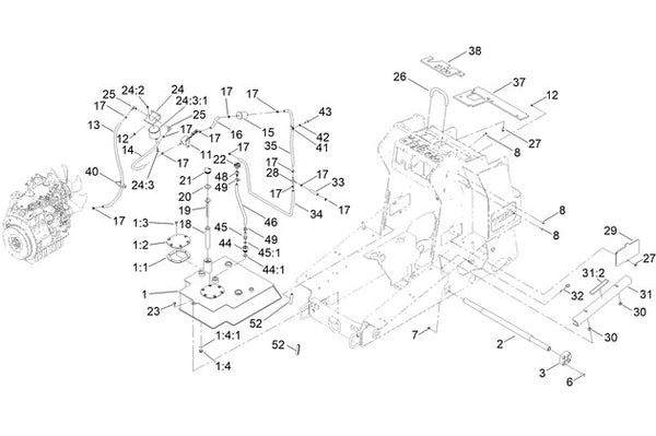 fuel pump diagram toro dingo 1000