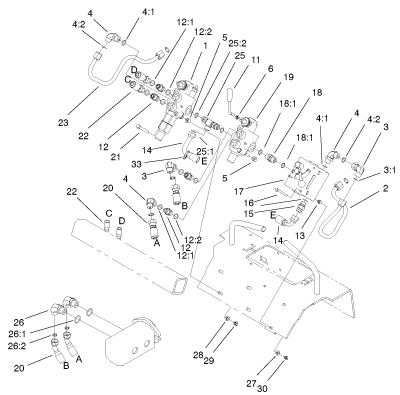 hydraulic valve for toro dingo