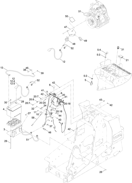 toro dingo 1000 narrow track relay