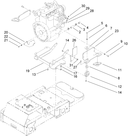 shock mounts for toro dingo