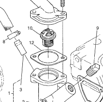 100-2053 - Reference Number 10 - Thermostat